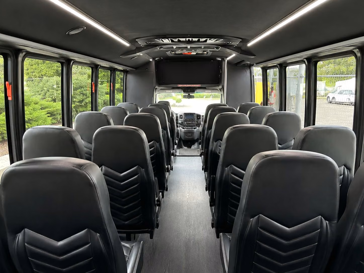 20 passenger minibus interior