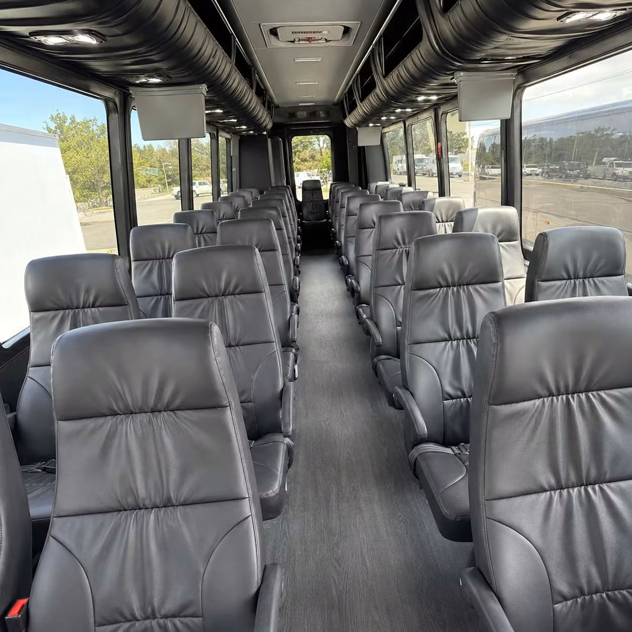 25 passenger minibus interior
