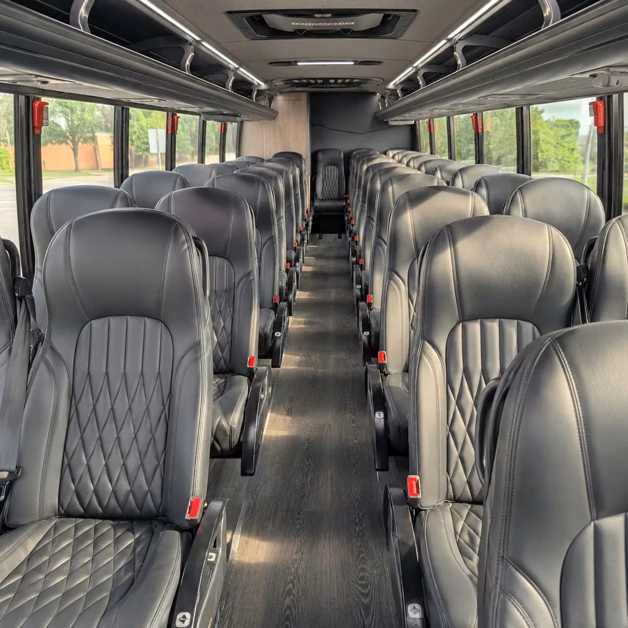 28 passenger minibus inside