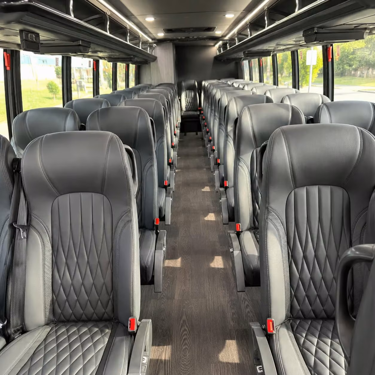 30 passenger minibus inside