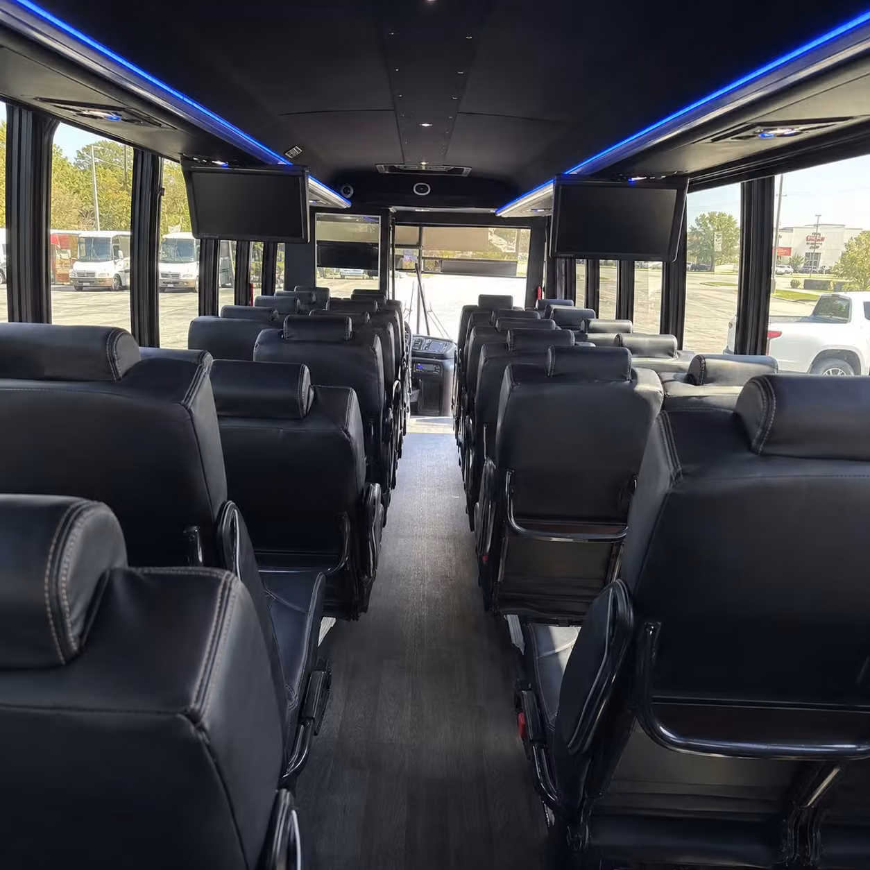 35 passenger minibus interior