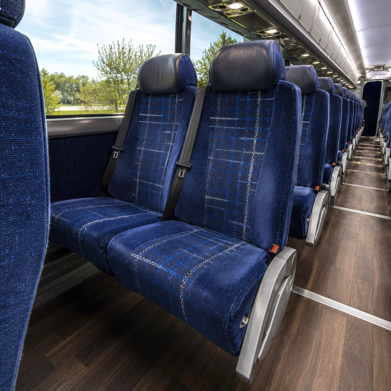 pflugerville charter bus interior