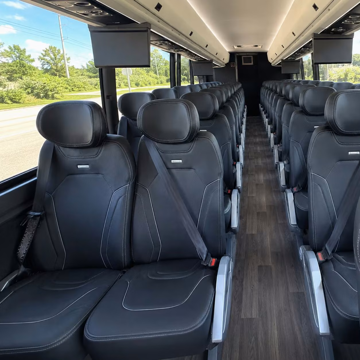 pflugerville charter bus rental inside