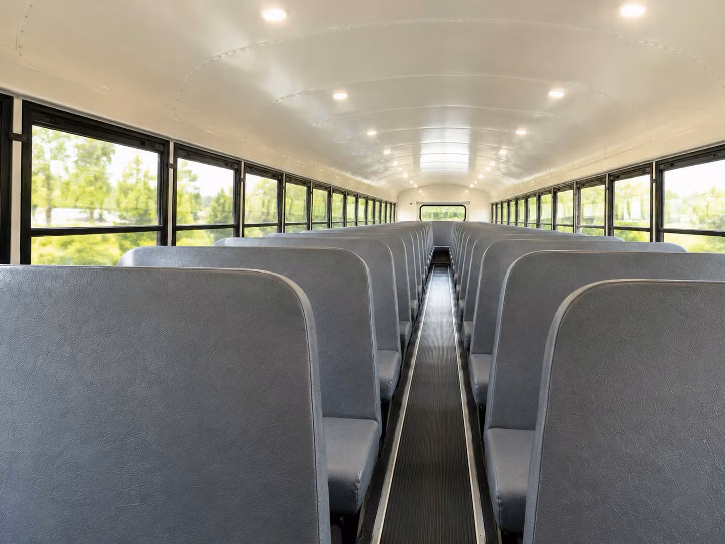 school bus interior