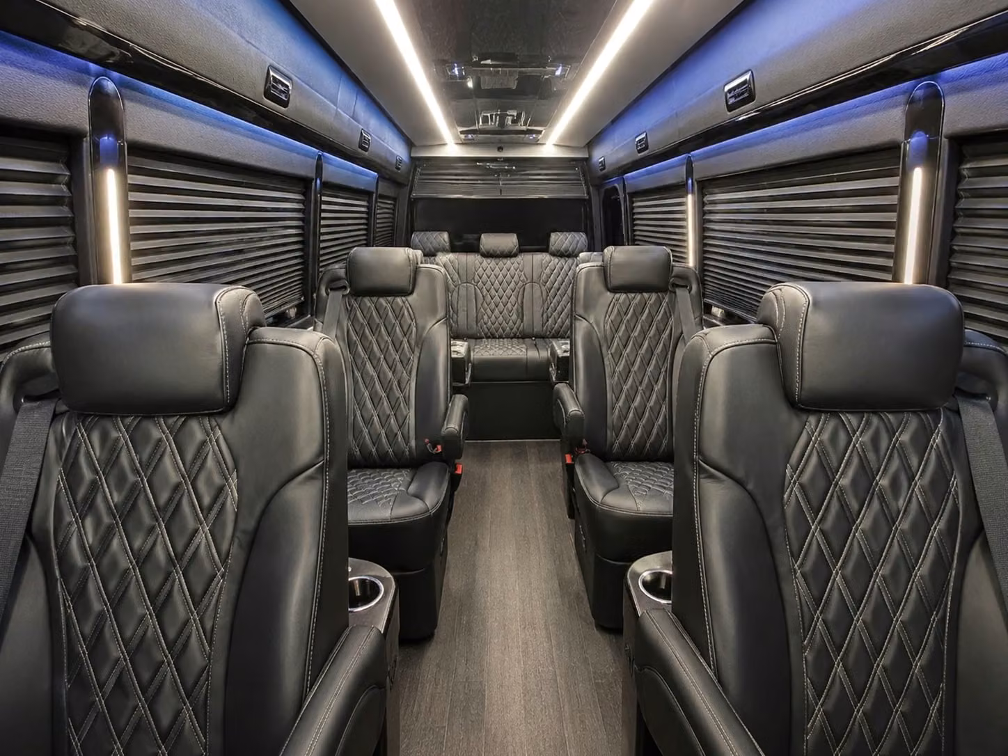 sprinter van with driver interior